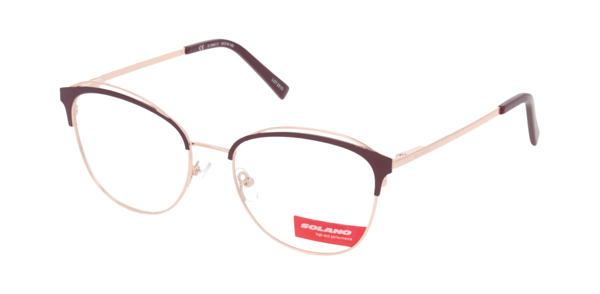 Damskie oprawki do okularów korekcyjnych Solano S 10461 C