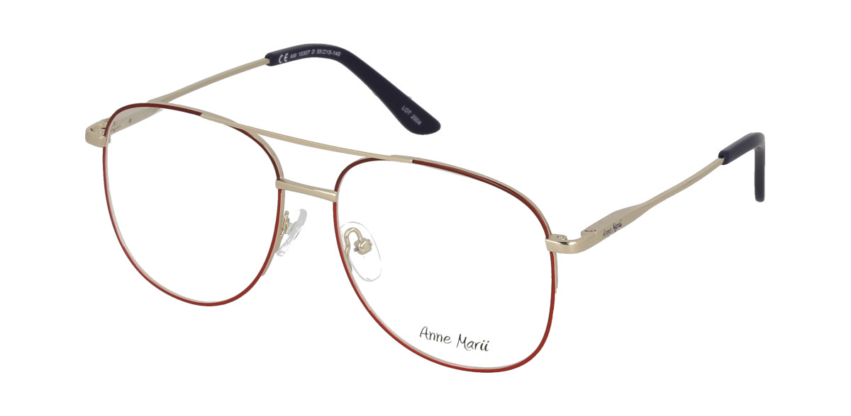 Damskie metalowe oprawki do okularów korekcyjnych Anne Marii AM 10307 D