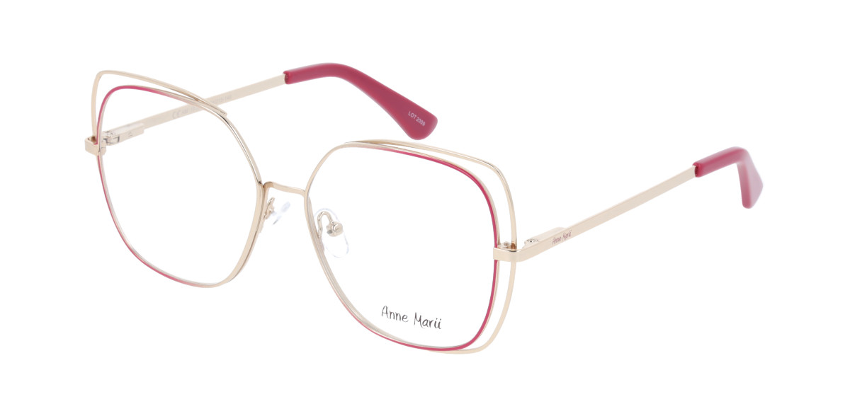 Damskie metalowe oprawki do okularów korekcyjnych Anne Marii AM 10362 B