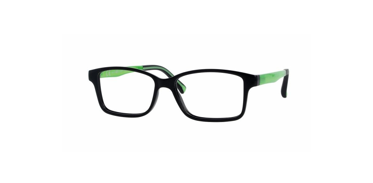 Oprawki do okularów korekcyjnych dla dzieci Active Colours Prostokątny 4-8 lat Czarny / Zielony
