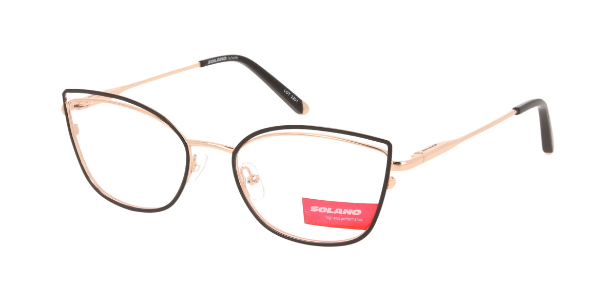 Damskie oprawki do okularów korekcyjnych Solano S 10535 A