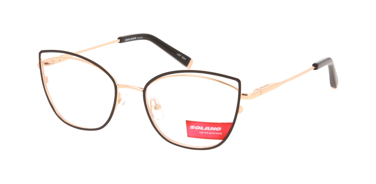 Damskie oprawki do okularów korekcyjnych Solano S 10536 A