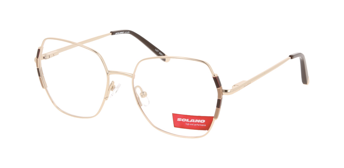 Damskie oprawki do okularów korekcyjnych Solano S 10550 B