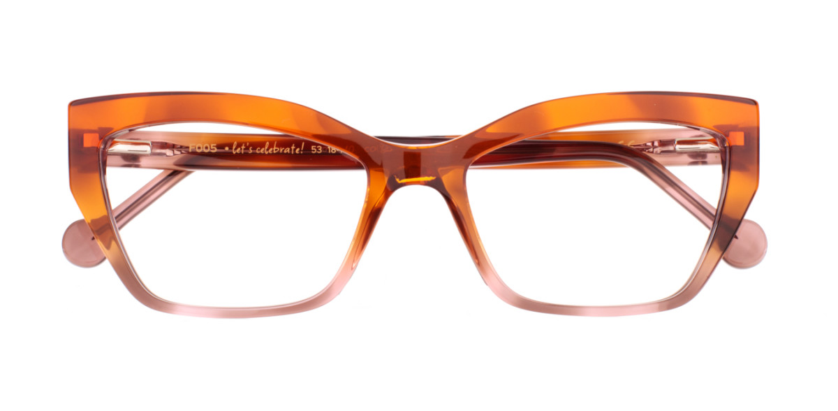 Damskie oprawki do okularów korekcyjnych Dekoptica Frame rude