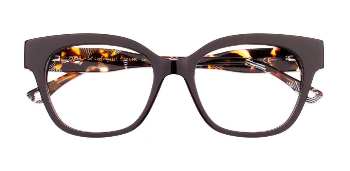 Damskie oprawki do okularów korekcyjnych Dekoptica Frame 004 czarne