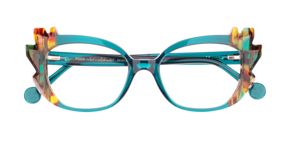 Damskie oprawki do okularów korekcyjnych Dekoptica Frame 003 kolor morski