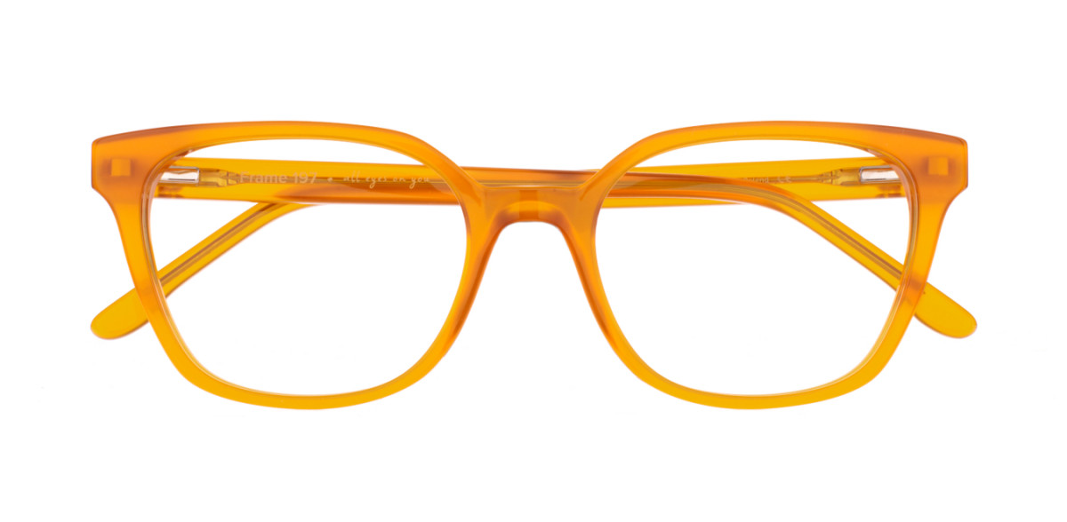 oprawki do okularów korekcyjnych Dekoptica 197 żółte