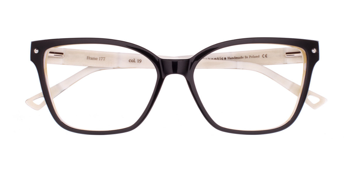 oprawki do okularów korekcyjnych Dekoptica 177 czrnobiałe