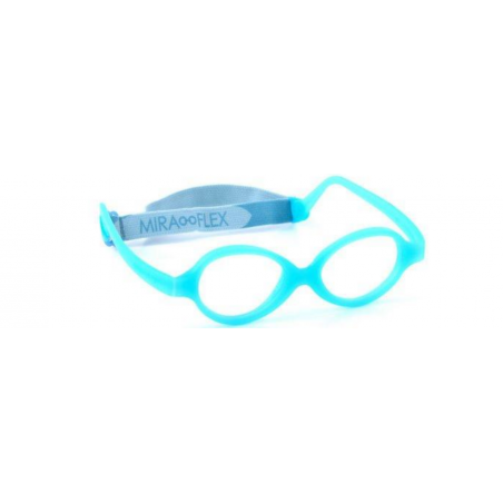 Oprawki do okularów korekcyjnych dla dzieci Miraflex Baby Zero 2 EP niebieski perłowy
