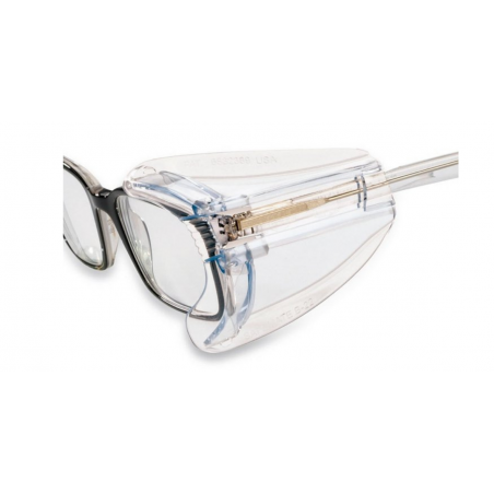 Osłony boczne do okularów uniwersalne z tworzywa transparentny